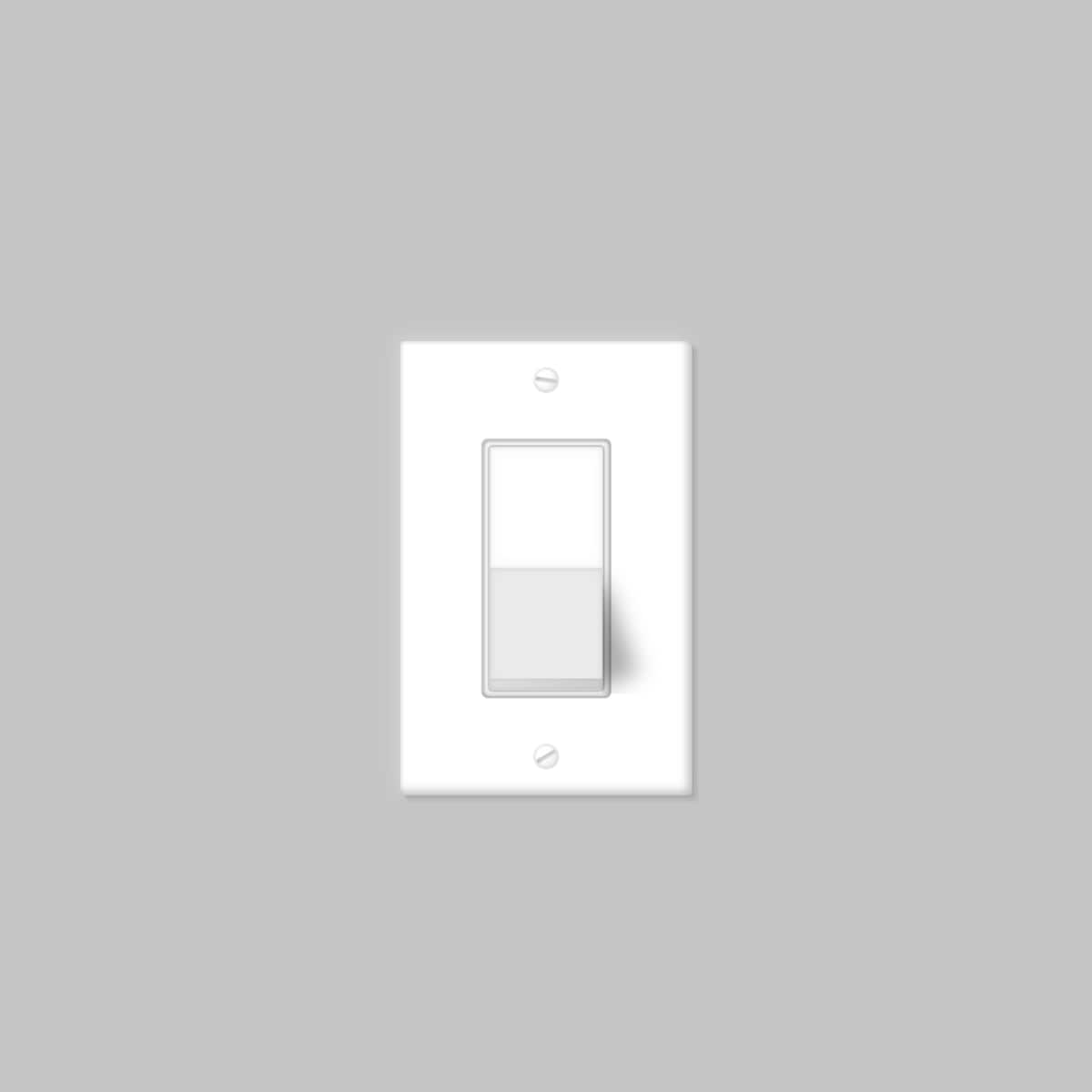 A screenshot of a 'light switch' composed entirely of CSS and HTML in CodePen.